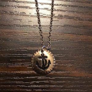 Sailor anchor pendant necklace